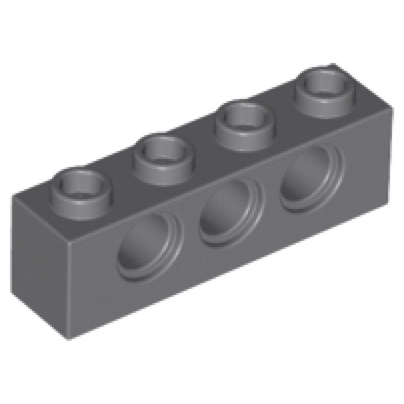 Technic, Steen 1x4 Dark Bluish Gray